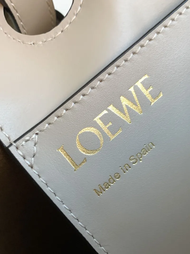 Loewe Light Beige Leather Tote Bag 150 - Image 9