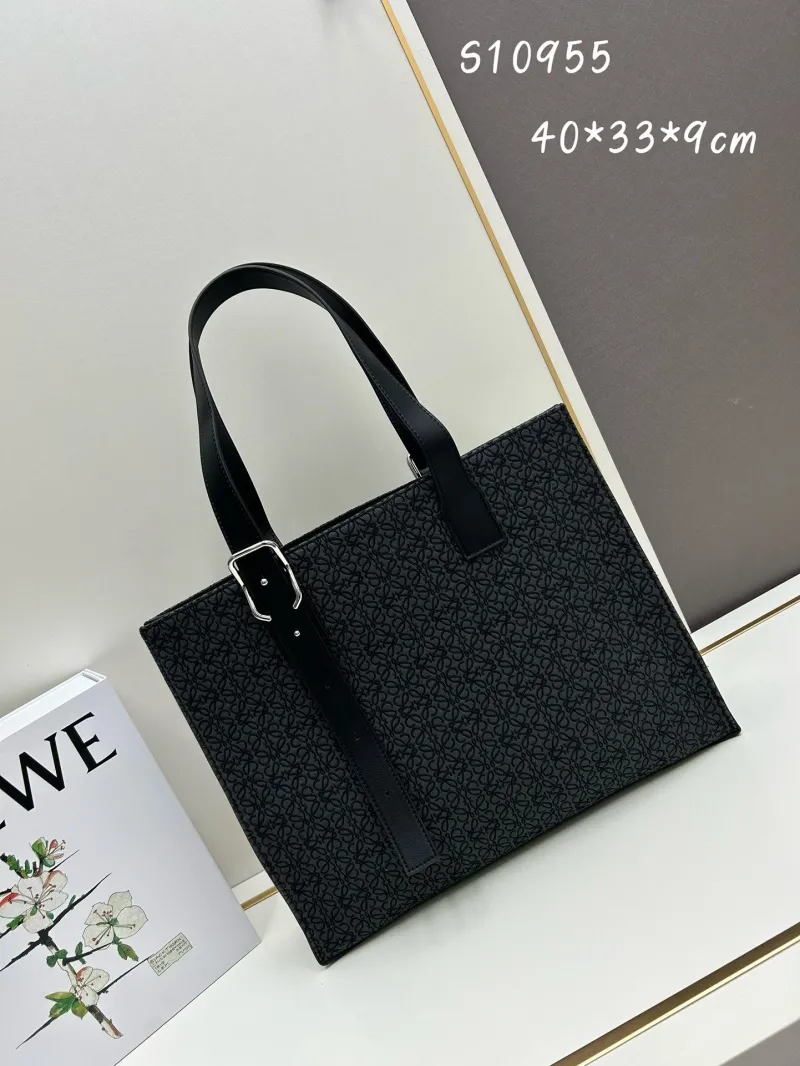 Loewe Black Tote Bag S10955