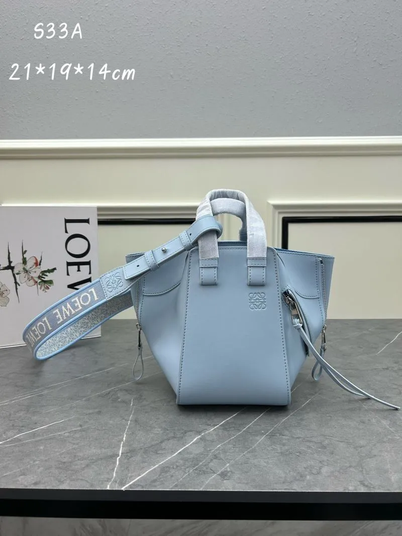 LOEWE Light Blue S33A Small Tote Bag