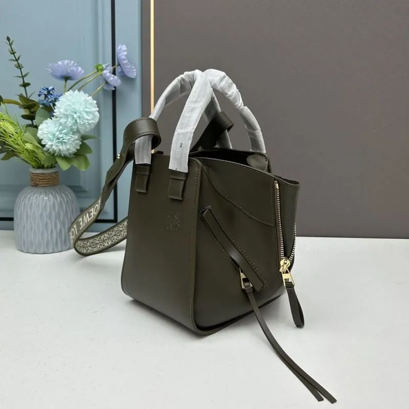 Alternative view of Loewe Olive Green Tote Bag S33A