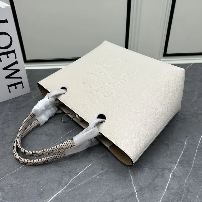 LOEWE Cream Tote Bag 011830 - Image 4