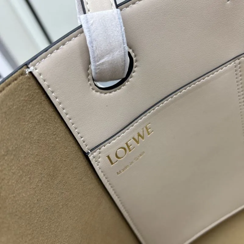 LOEWE Cream Tote Bag 011830 - Image 9