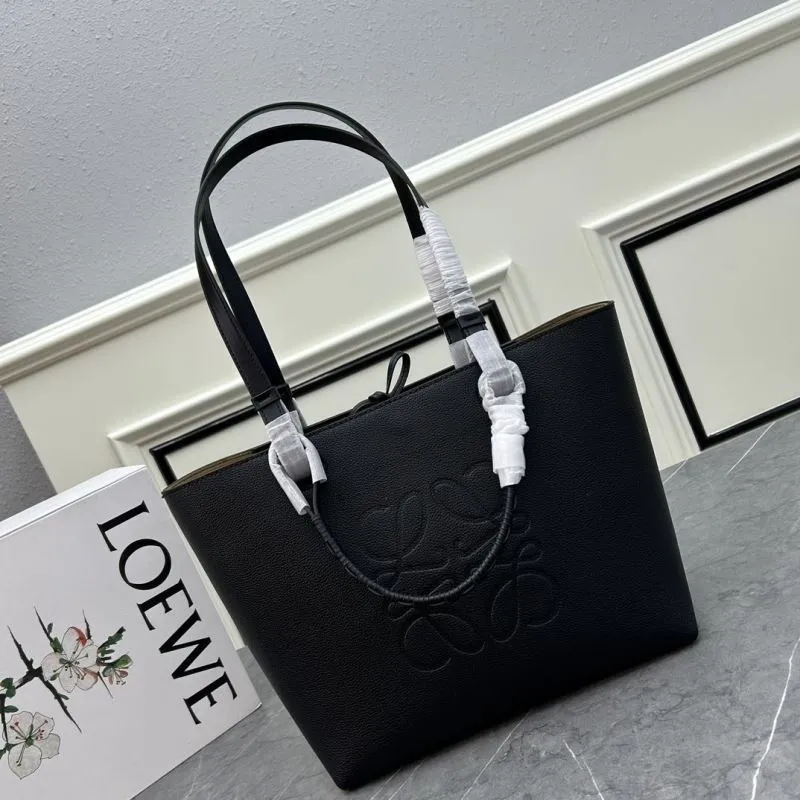 Alternative view of LOEWE Black Leather Tote Bag 011830