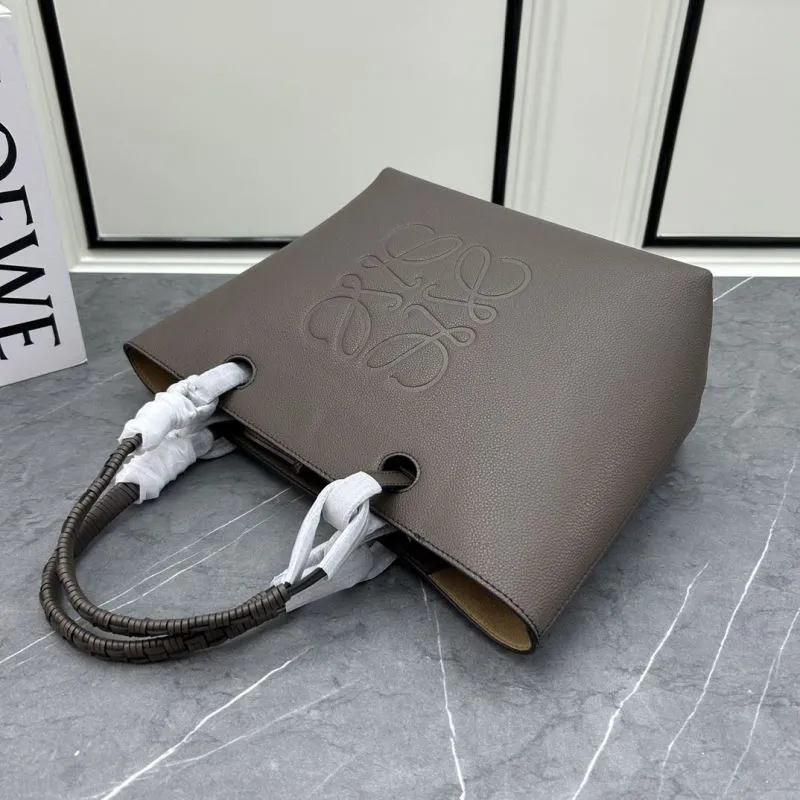 LOEWE Brown Leather Tote Bag 011830 - Image 4