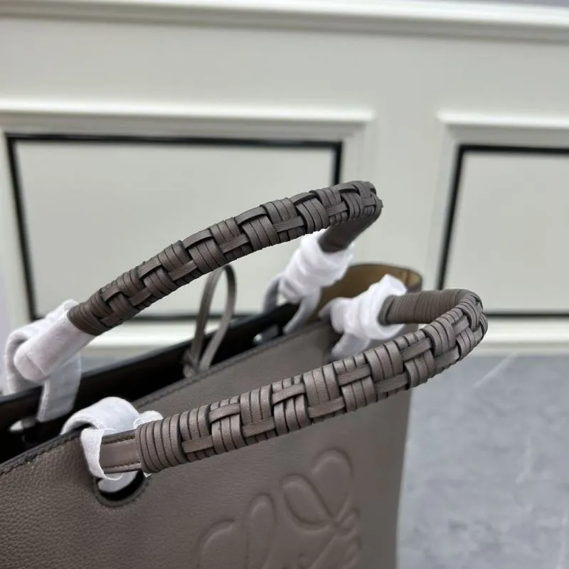 LOEWE Brown Leather Tote Bag 011830 - Image 7