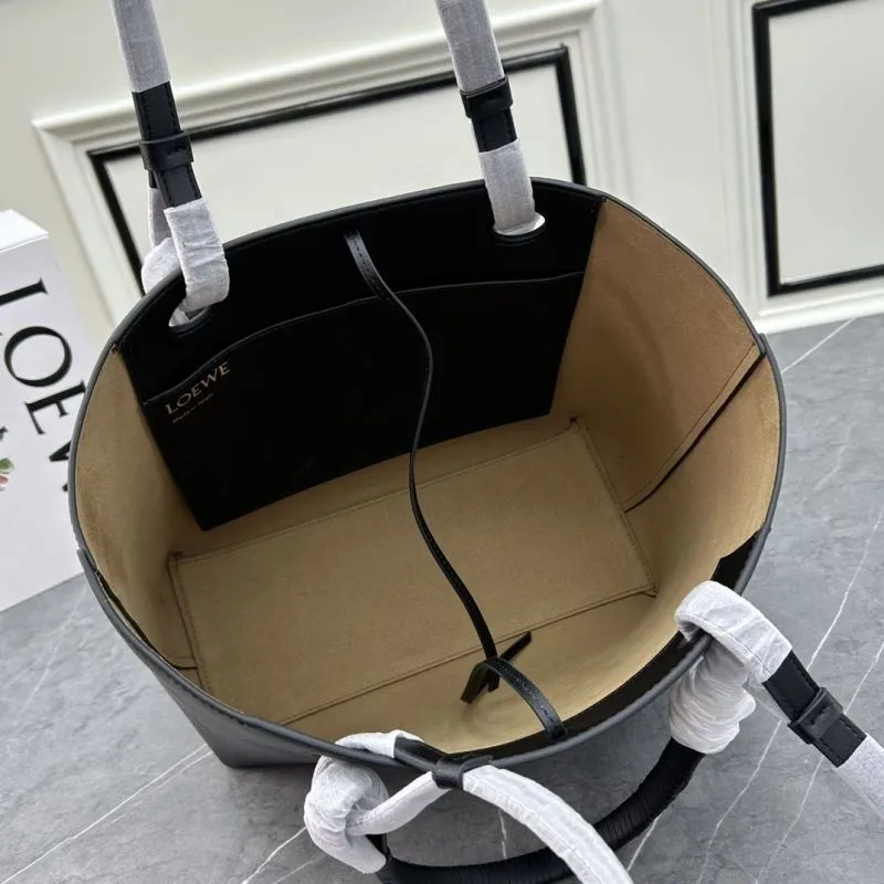 LOEWE Black Tote Bag 011830 - Image 8