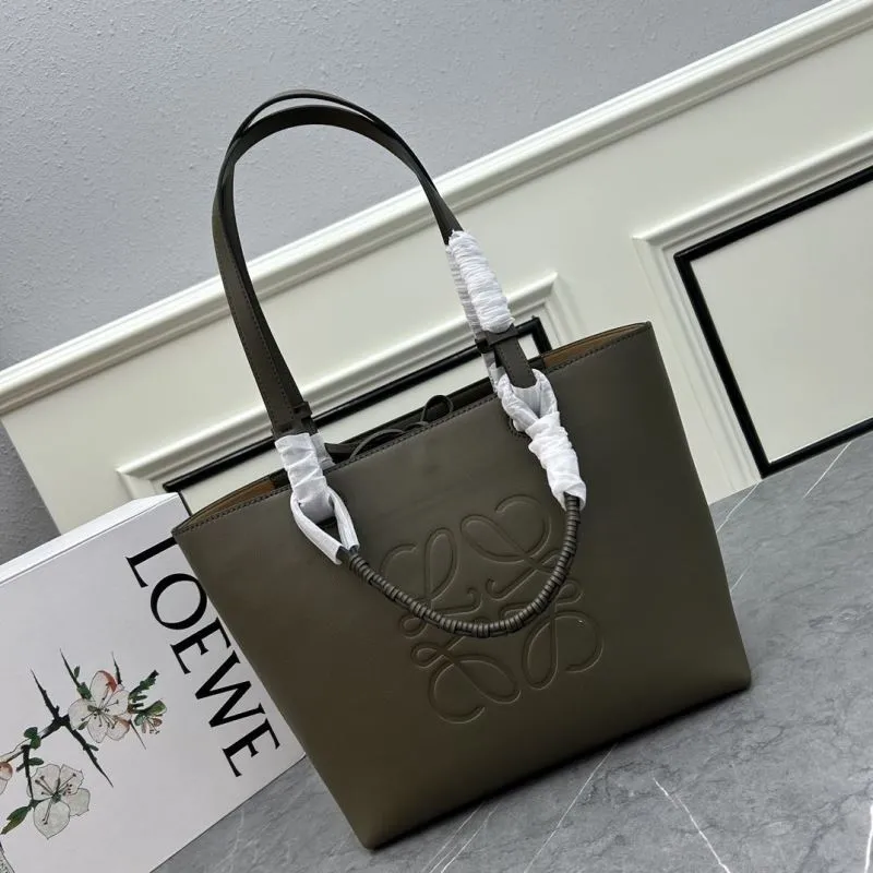 Alternative view of LOEWE Olive Green Tote Bag 011830