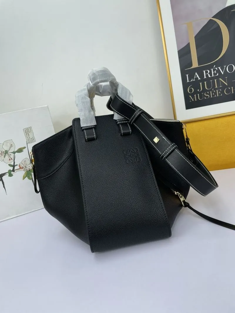 Loewe Black Leather Tote Bag - Image 3