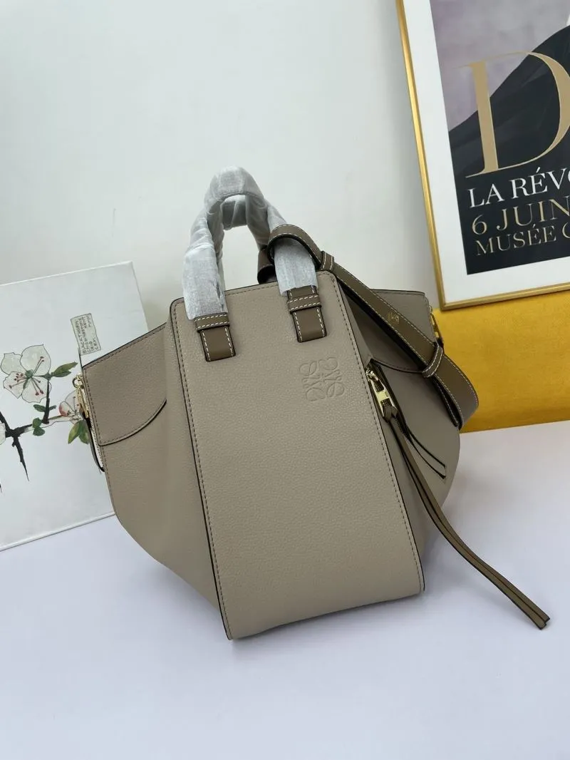 Loewe Beige Leather Shopping Bag 380 - Image 3