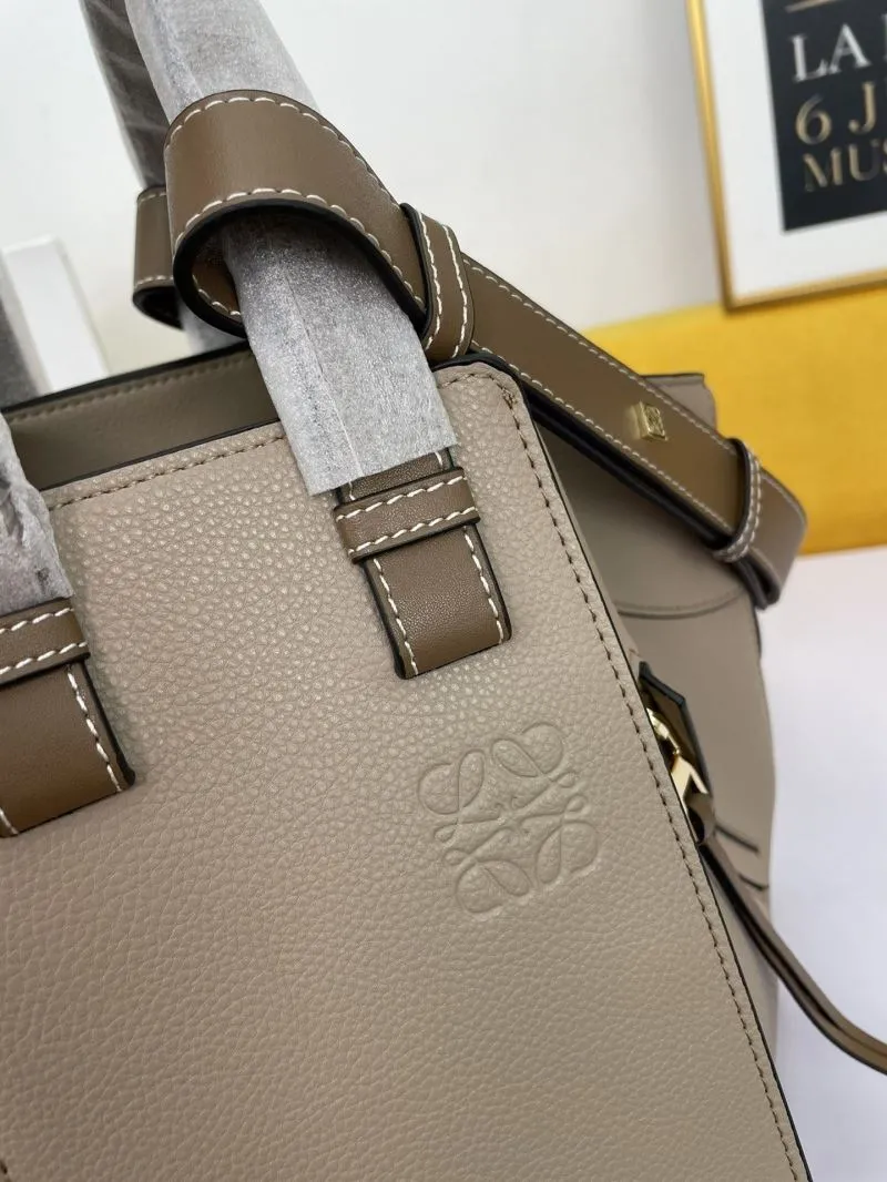 Loewe Beige Leather Shopping Bag 380 - Image 4
