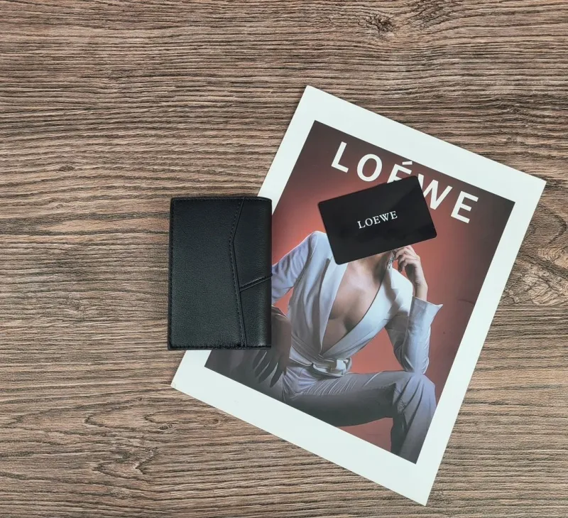 Alternative view of LOEWE Black Leather Wallet SKU 128