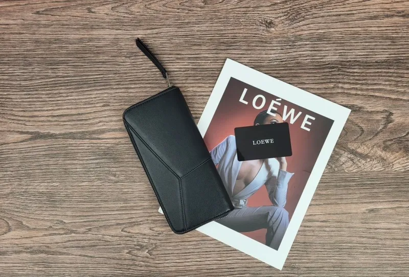 Alternative view of LOEWE Black Zip Around Long Wallet Wallets-131