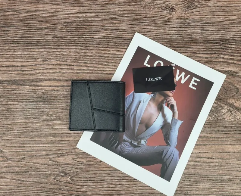 Alternative view of LOEWE Black Leather Bifold Wallet Wallets-138