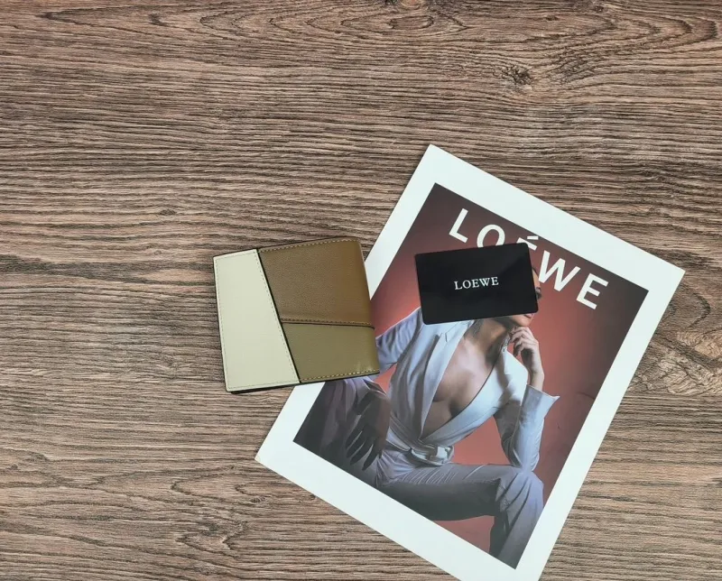 Alternative view of LOEWE Two-Tone Leather Wallet Wallets-140