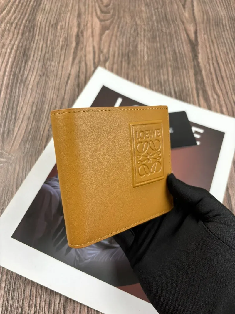 Alternative view of LOEWE Tan Leather Bifold Wallet
