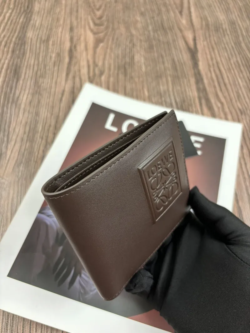 Alternative view of LOEWE Brown Leather Bifold Wallet