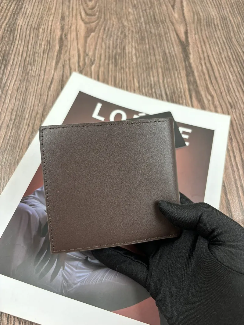 LOEWE Brown Leather Bifold Wallet - Image 3