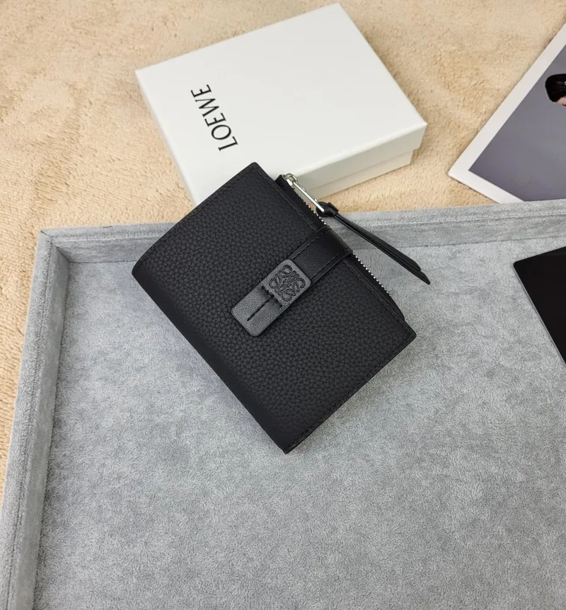 LOEWE Black Leather Wallet 216 - Image 3