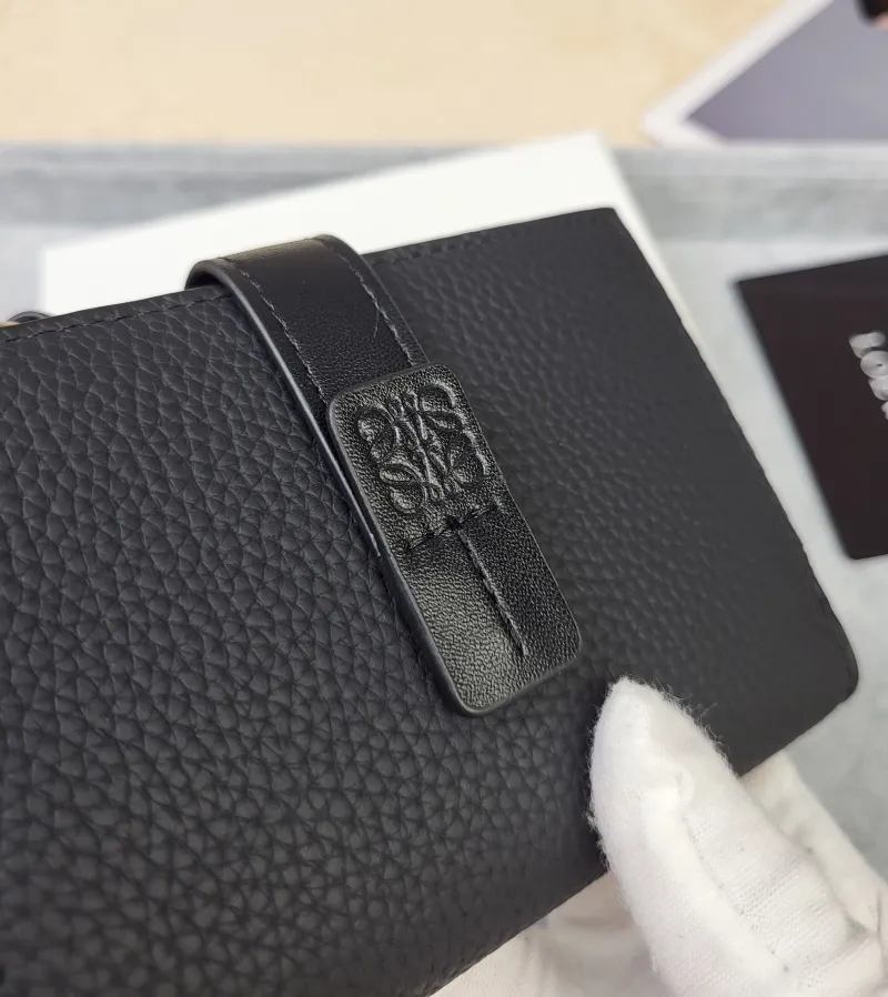 LOEWE Black Leather Wallet 216 - Image 6