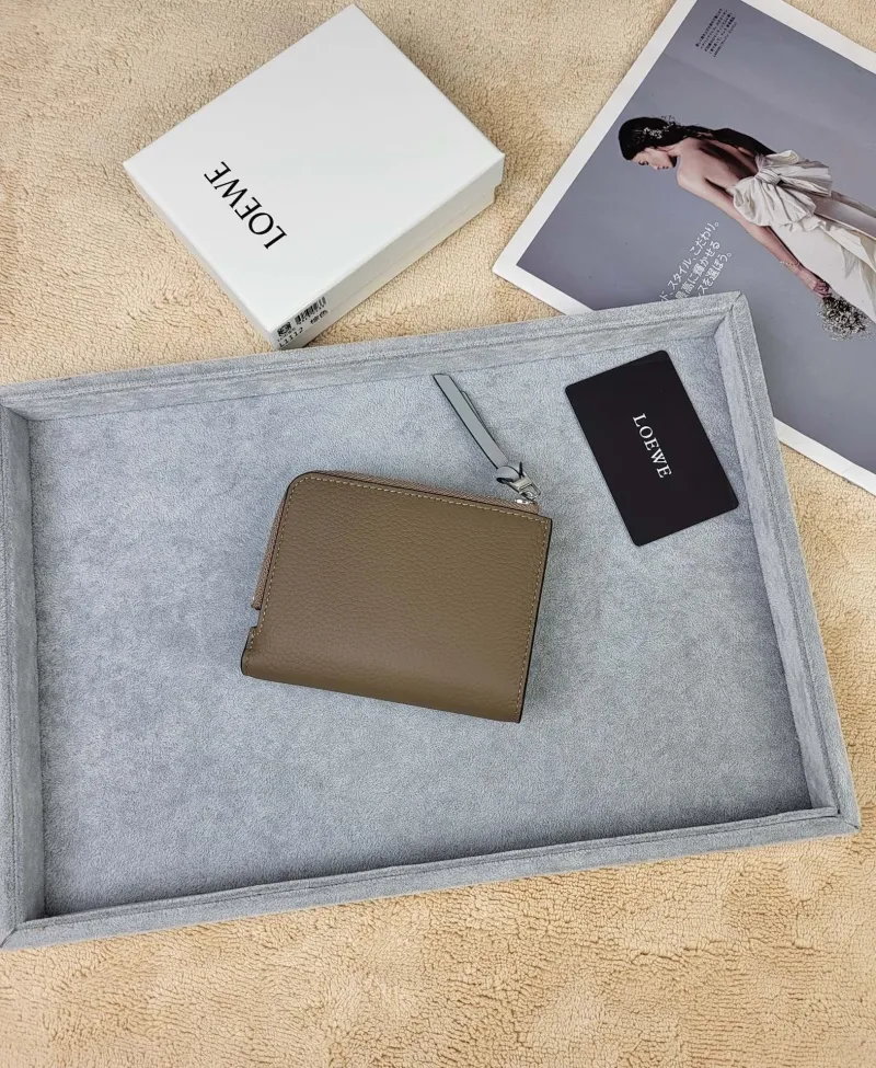 Alternative view of LOEWE Brown Leather Zip Wallet