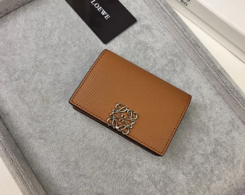 LOEWE L1111 Brown Leather Wallet