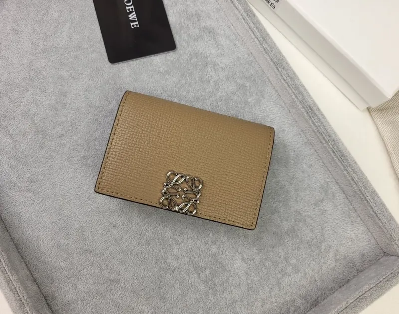 Alternative view of LOEWE Beige Leather Bifold Wallet