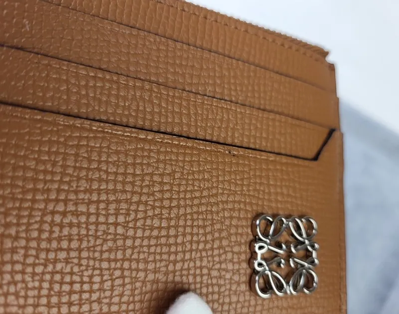 LOEWE Brown Zip Card Holder 227 - Image 5