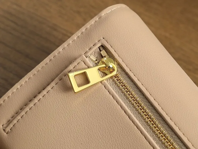 LOEWE Beige Long Leather Wallet 291 - Image 3
