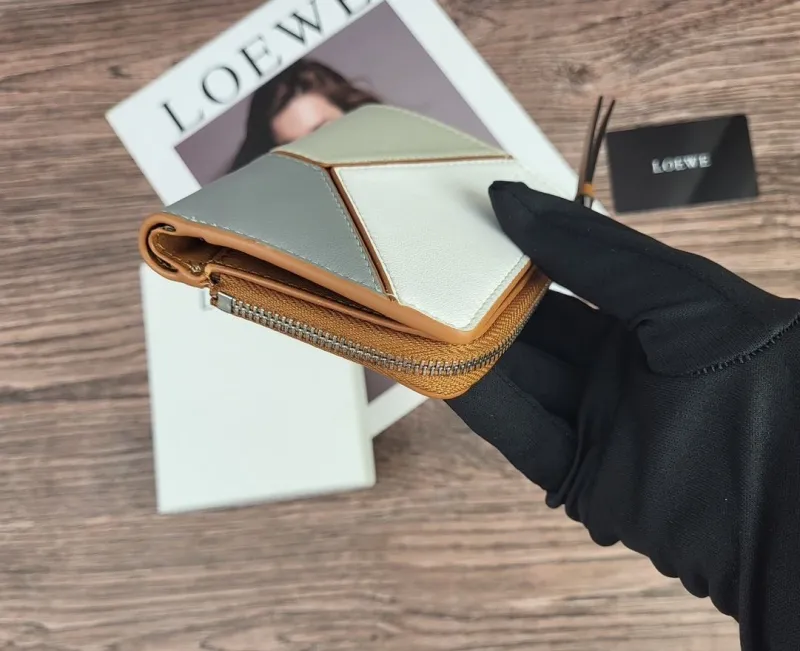 LOEWE Tri-Color Zip Around Wallet - Image 4