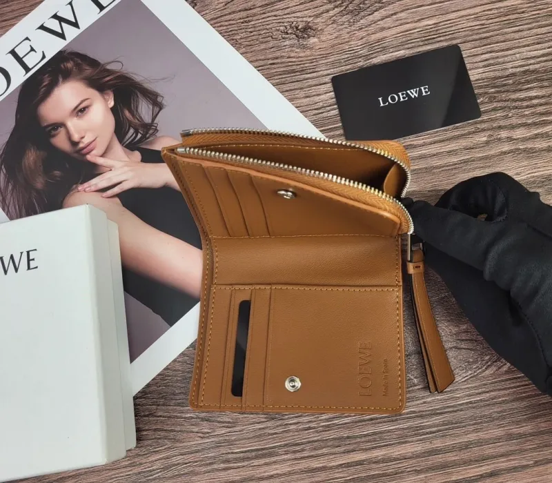 LOEWE Tri-Color Zip Around Wallet - Image 9