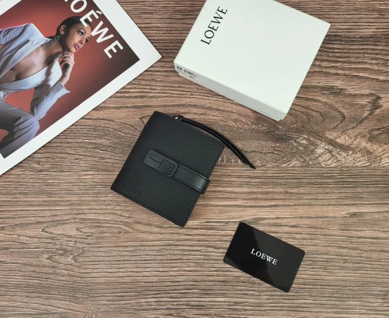 LOEWE Black Leather Wallet