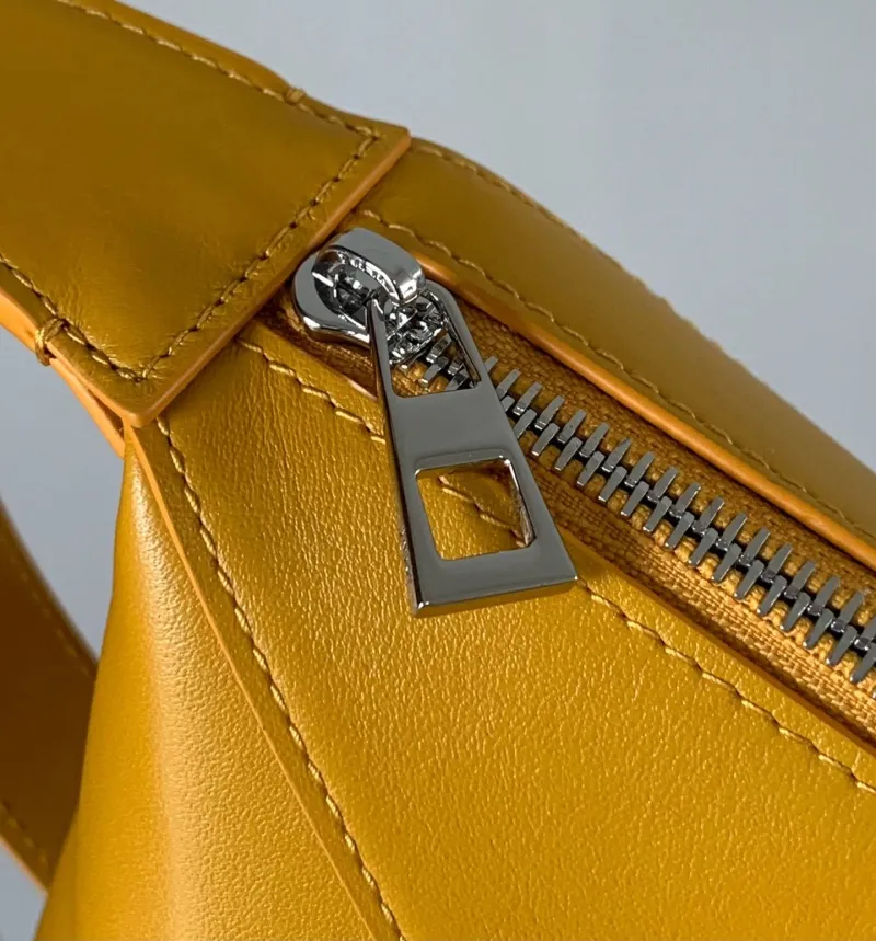 Loewe Yellow Leather Cosmetic Bag - Image 6