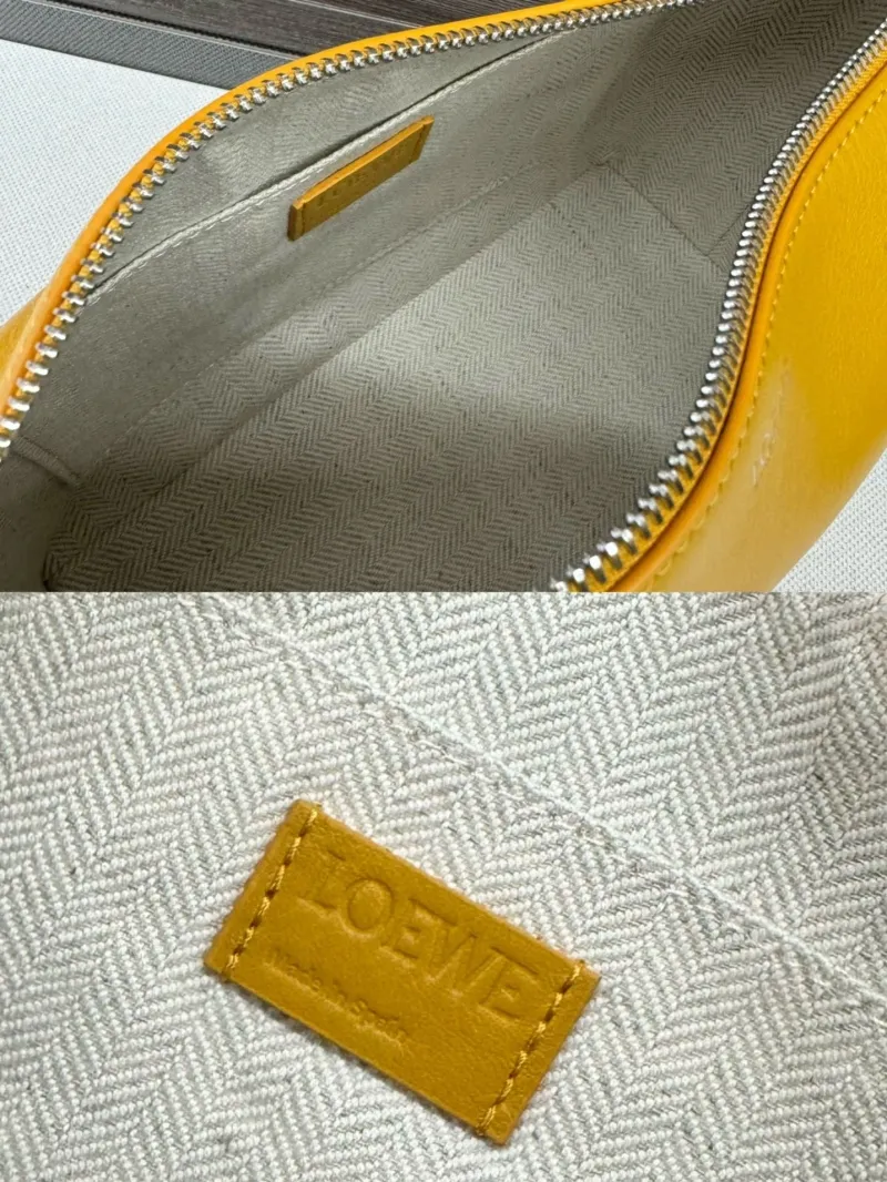 LOEWE Yellow Leather Cosmetic Bag 18 - Image 9
