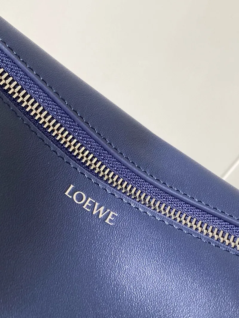 Loewe Blue Leather Shoulder Cosmetic Bag 21 - Image 6