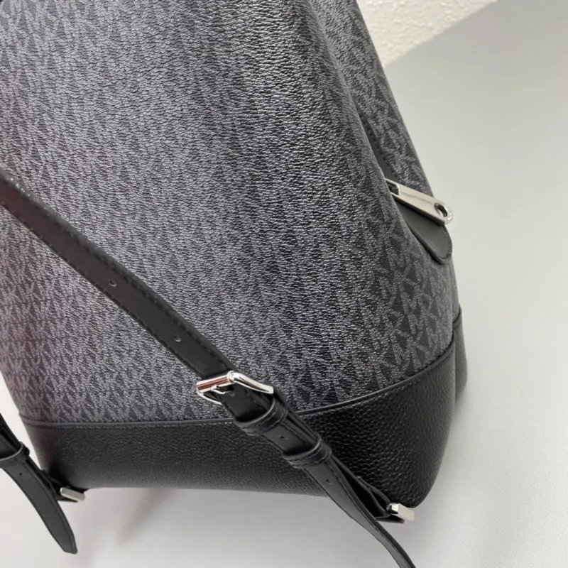 Michael Kors Black Monogram Backpack H08086 - Image 6