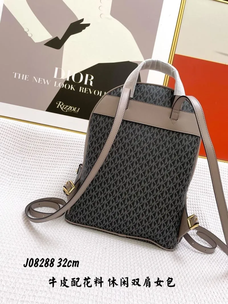 Michael Kors J08288 Dark Gray Women's Backpack 32cm - Image 3
