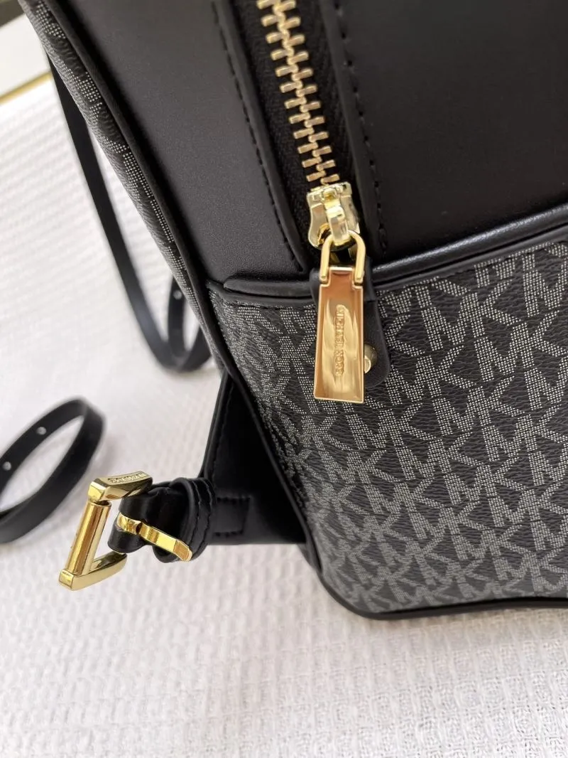 Michael Kors J08288 Black Monogram Women's Backpack 32cm - Image 6