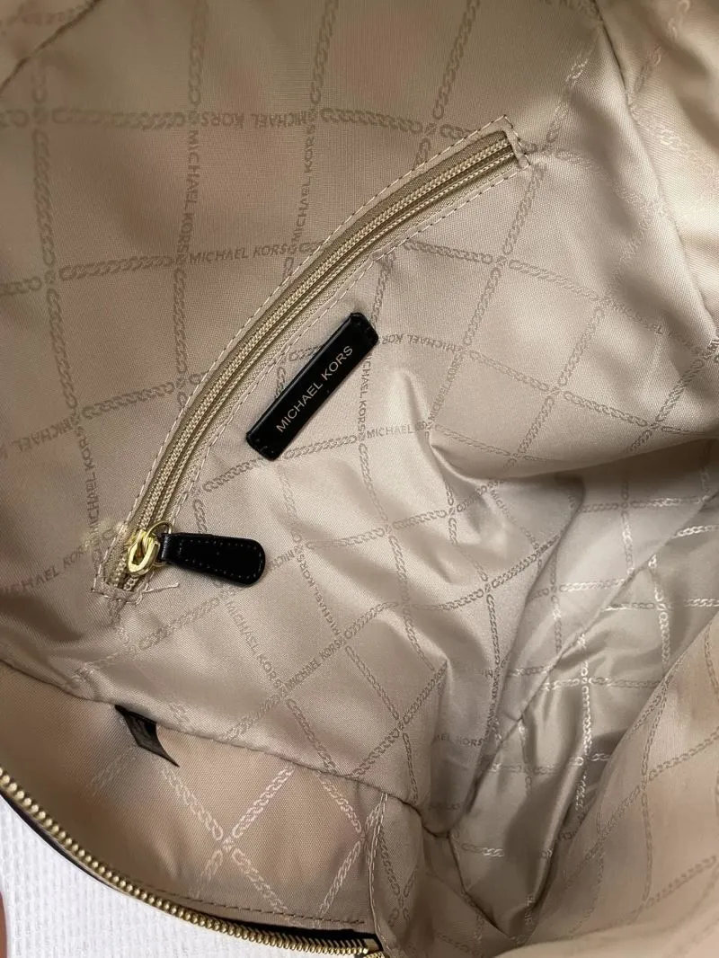 Michael Kors J08288 Black Monogram Women's Backpack 32cm - Image 9
