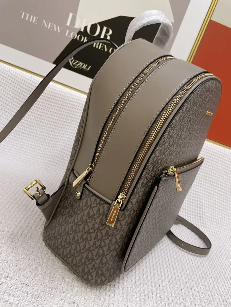 Michael Kors J08288 Taupe Women's Backpack 32cm - Image 4