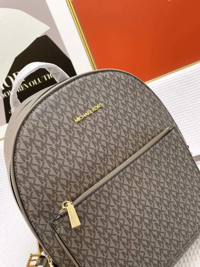 Michael Kors J08288 Taupe Women's Backpack 32cm - Image 5