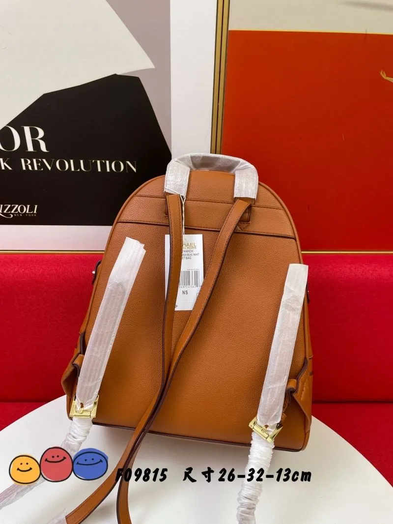 Alternative view of Michael Kors Brown Leather Backpack F09815