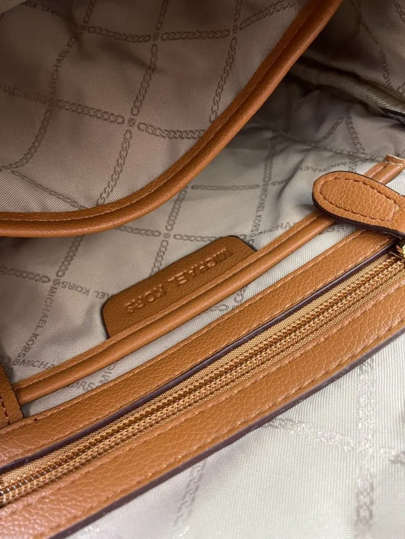 Michael Kors Brown Leather Backpack F09815 - Image 9