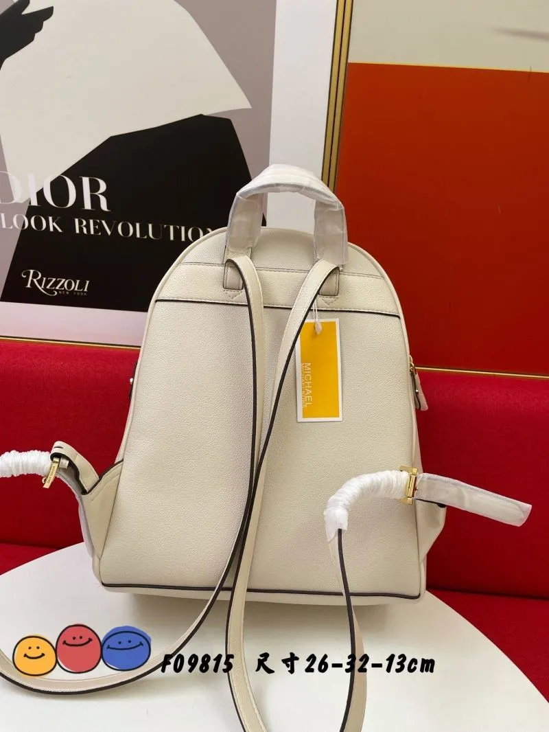 Alternative view of Michael Kors Ivory Leather Backpack F09815