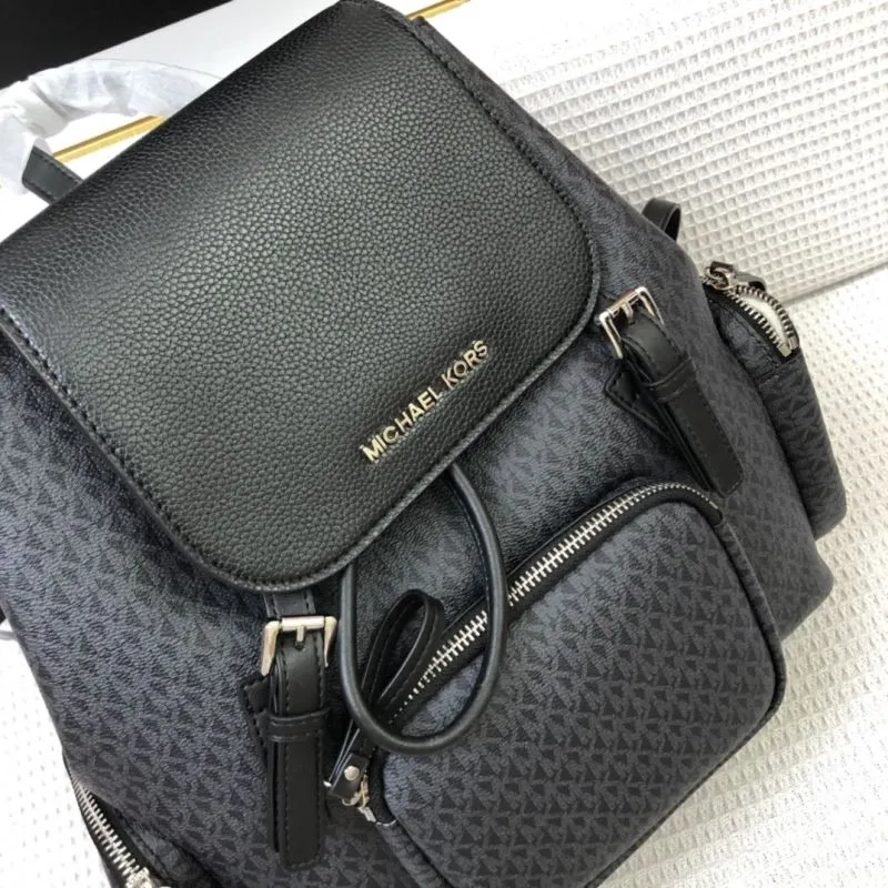 Michael Kors Black Backpack Model 8071 - Image 4