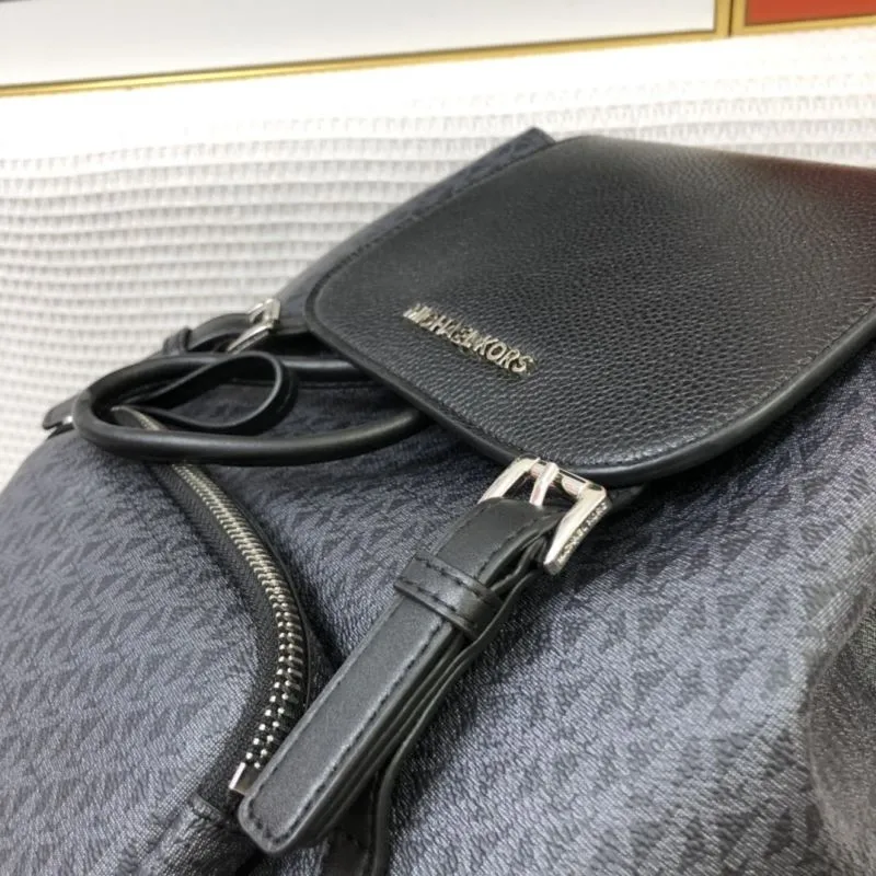 Michael Kors Black Backpack Model 8071 - Image 5