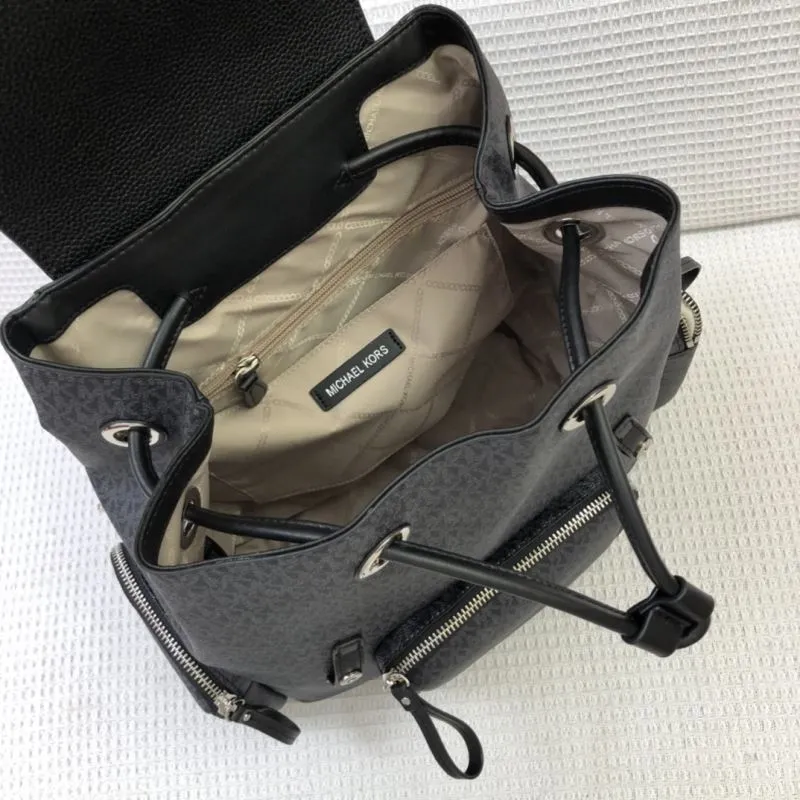 Michael Kors Black Backpack Model 8071 - Image 8