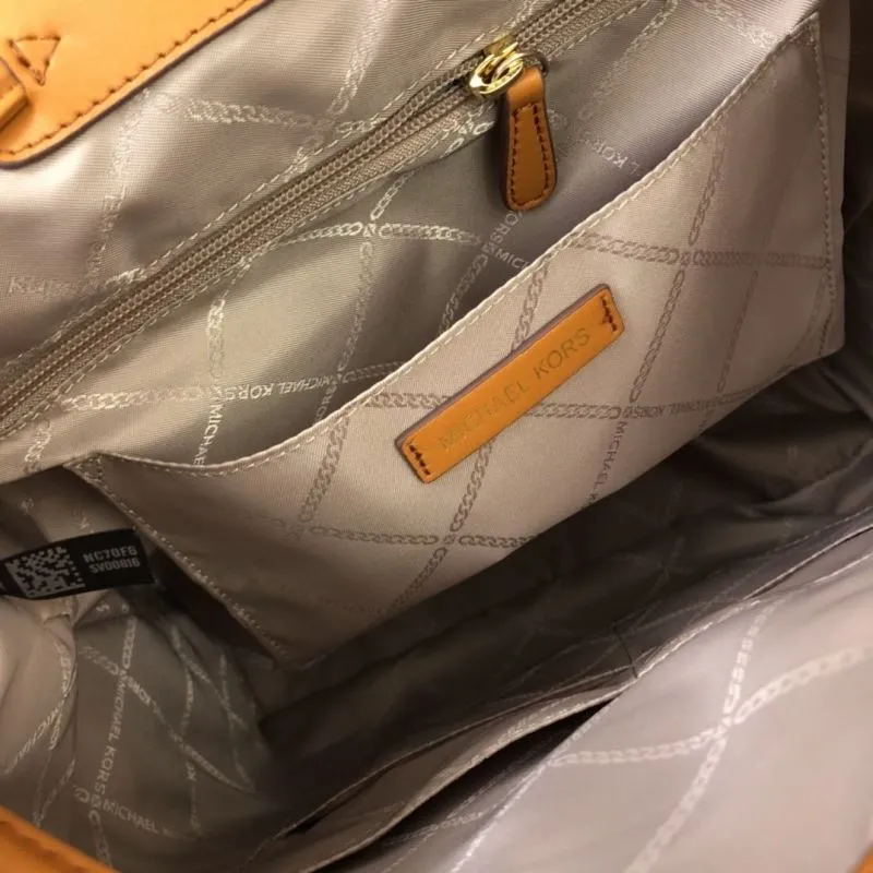 Michael Kors White Monogram Backpack 8071 - Image 9