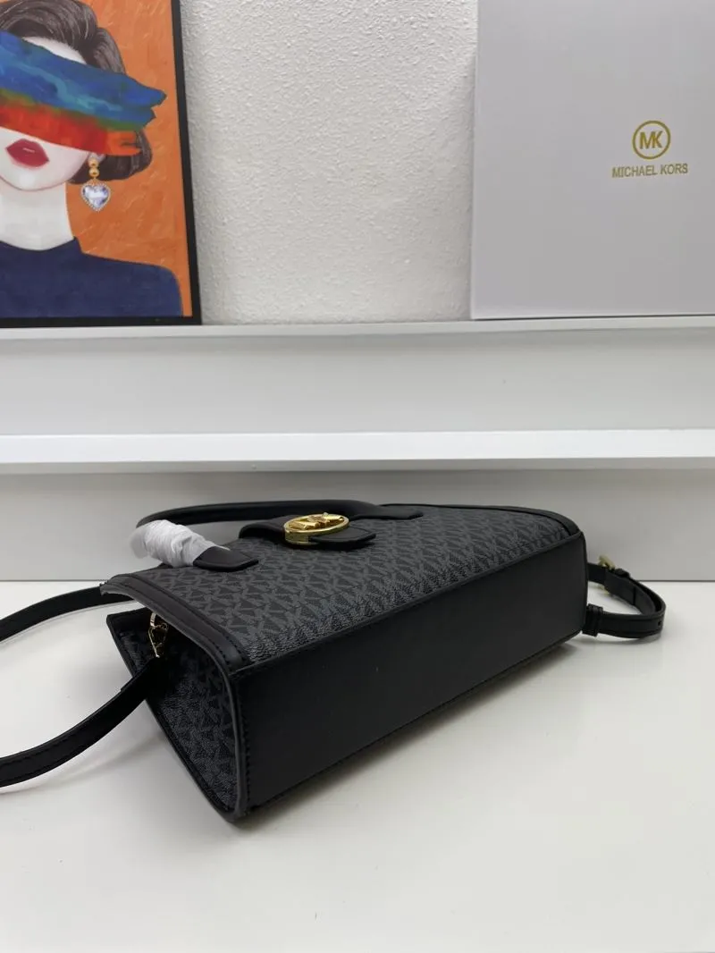 Michael Kors Black Monogram Tote Bag 25cm H02065 - Image 7