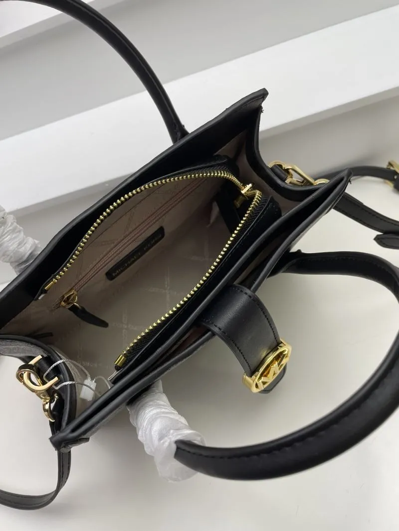 Michael Kors Black Monogram Tote Bag 25cm H02065 - Image 8