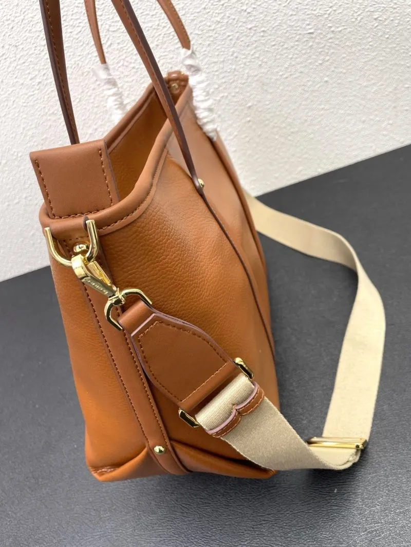 Michael Kors Brown Leather Tote Bag H02052 35cm - Image 7